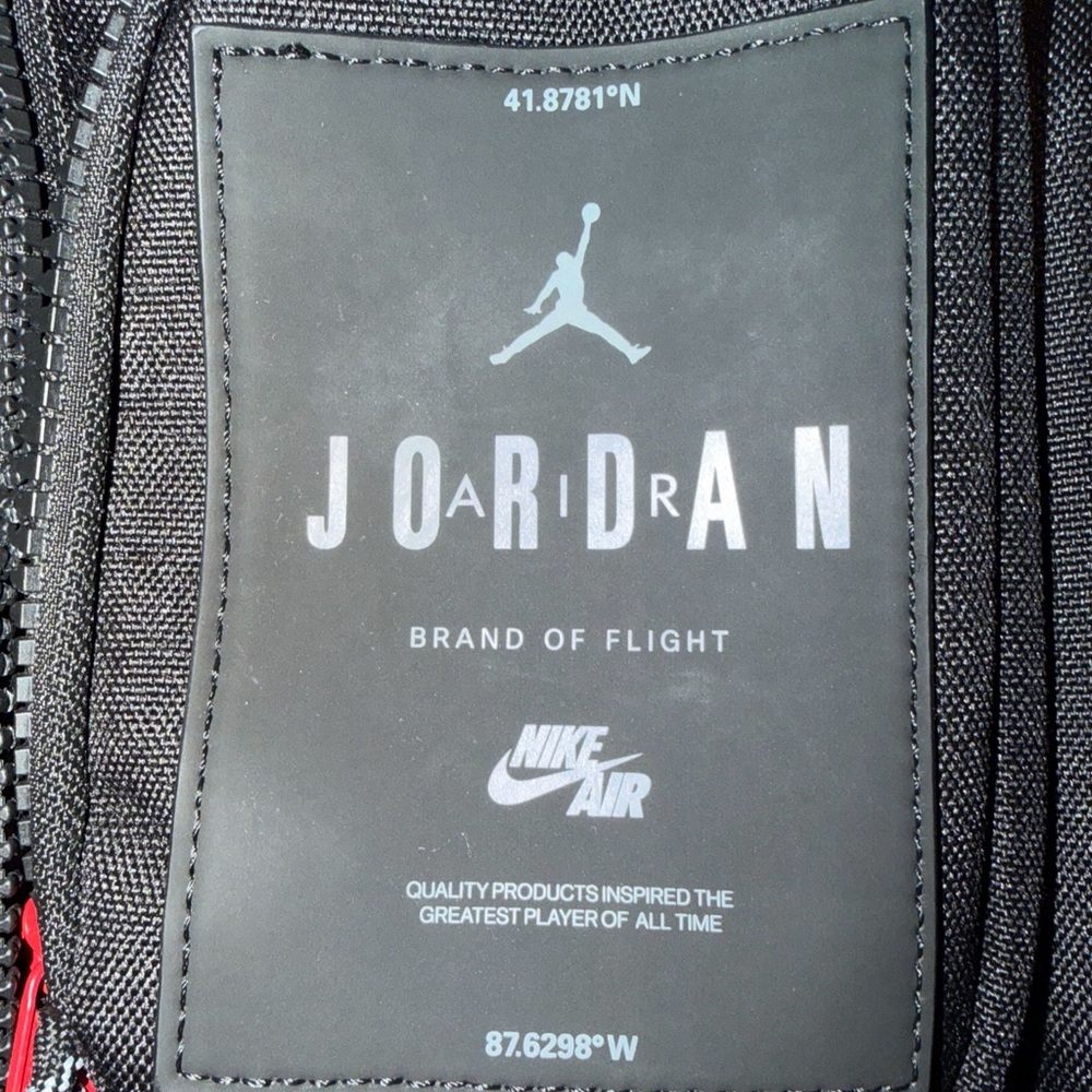 Jordan Black and Red Belt Bag - Picture 2 of 4